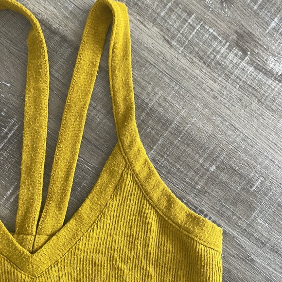 Free People Intimately Ribbed Deep V-Neck Tank Top - Picture 2 of 4